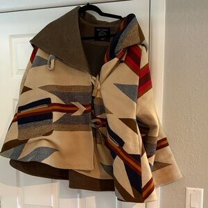 EUC worn once Lindsey Thornburg x Pendleton coat one size wyth